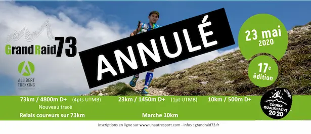 Affiche du Trail Grand Raid 73